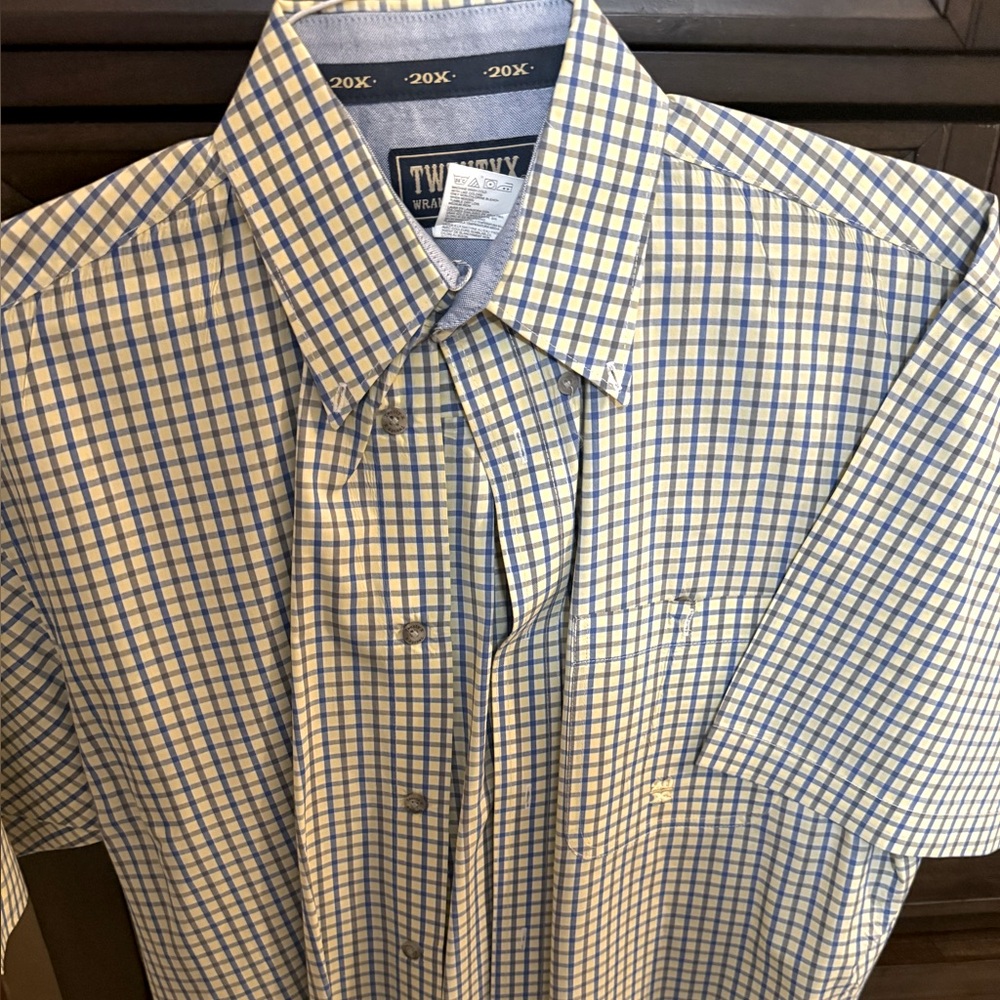Twenty X Blue Checkered Shirt